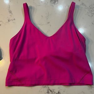 sonic pink lululemon align tank